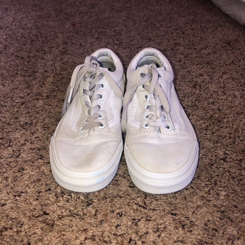 white old skool vans